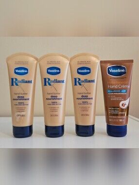 New Vaseline Radiant Hand Butter - Deep Nourishment, 4 Items